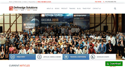 Desktop Screenshot of definedge.com